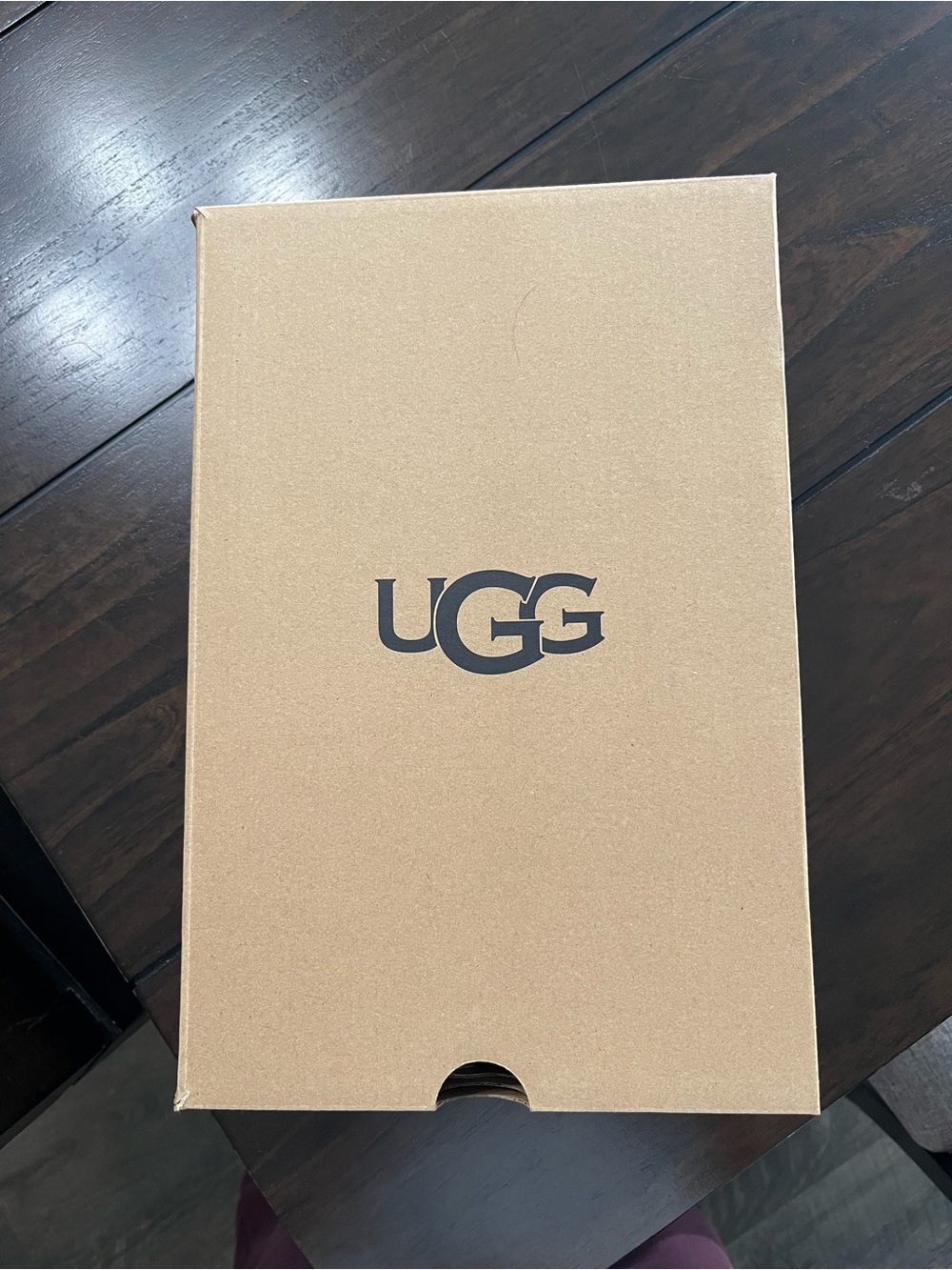 UGG Tasman II Women's Black Slip-On Suede Slippers with Embroidered Trim - Picture 3 of 11